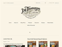 Tablet Screenshot of jmthomason.com